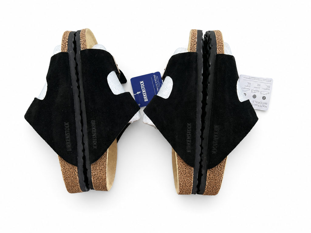 Womens Birkenstock Arizona Slide Sandal - Shimmering Black size 7 US