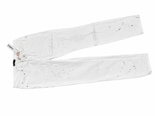 Purple Brand Jeans Mens Slim Fit Optic White P001 Size 34